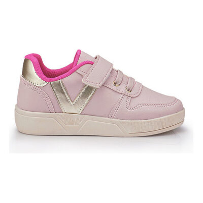 Tênis Infantil Menina Casual Com Carrapicho Leve